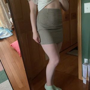 HM Houndstooth Mini Skirt